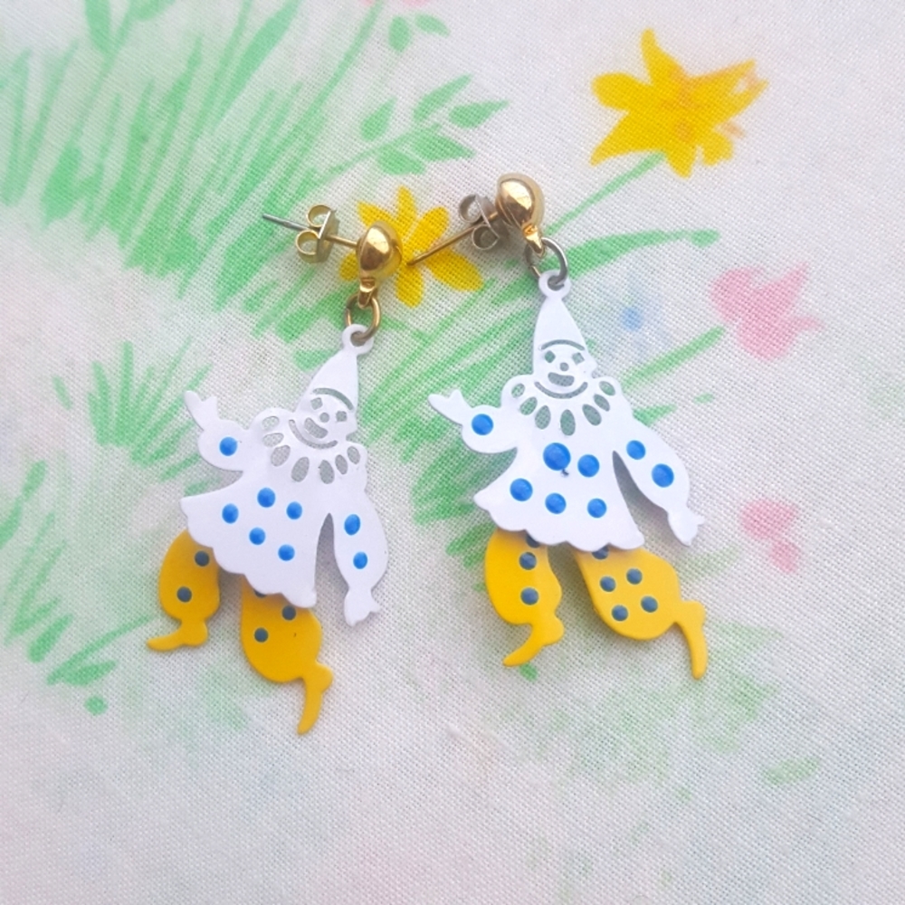 Dancing Clown Earrings